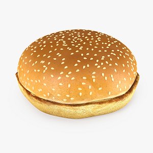 hamburger bun 3D model