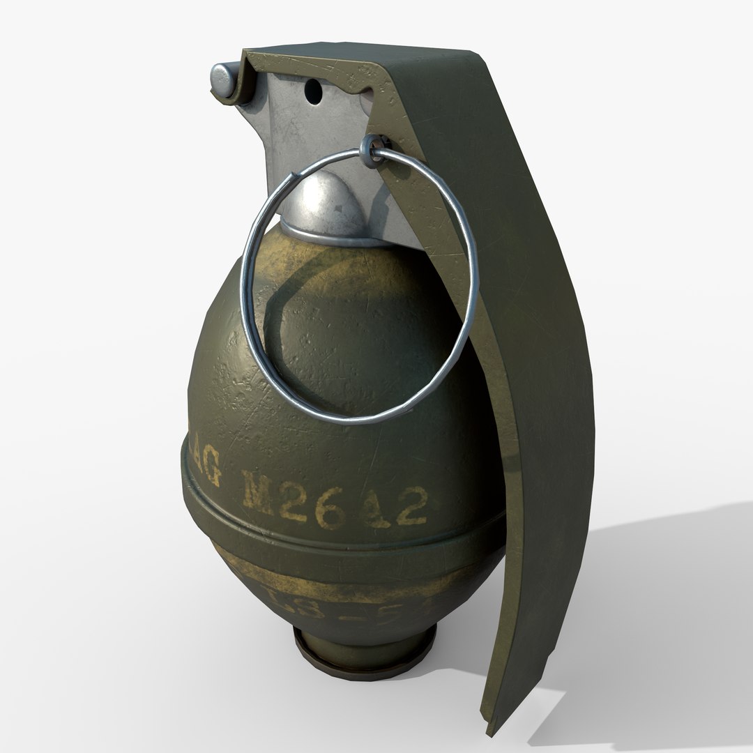 3D Grenade M26 model - TurboSquid 2085459