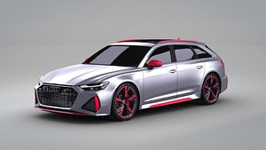 3D premium sport car exterior model