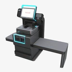 Toshiba Self Checkout System 7 3D model