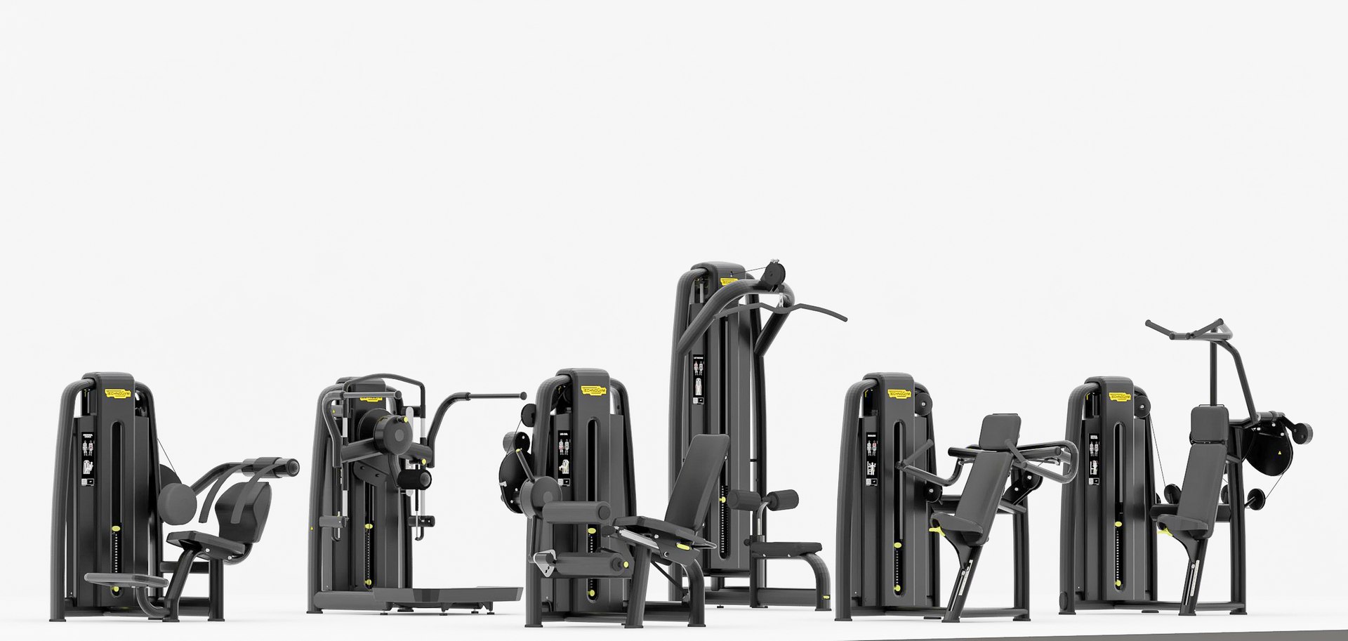 3D Technogym Strength Machine - TurboSquid 2298489