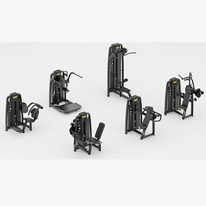 3D Technogym  Strength Machine
