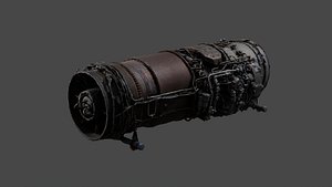 3D JET ENGINE 3D SCAN