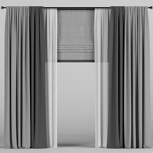 3D curtain model