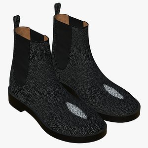 3D Stingray Leather Boots(1)