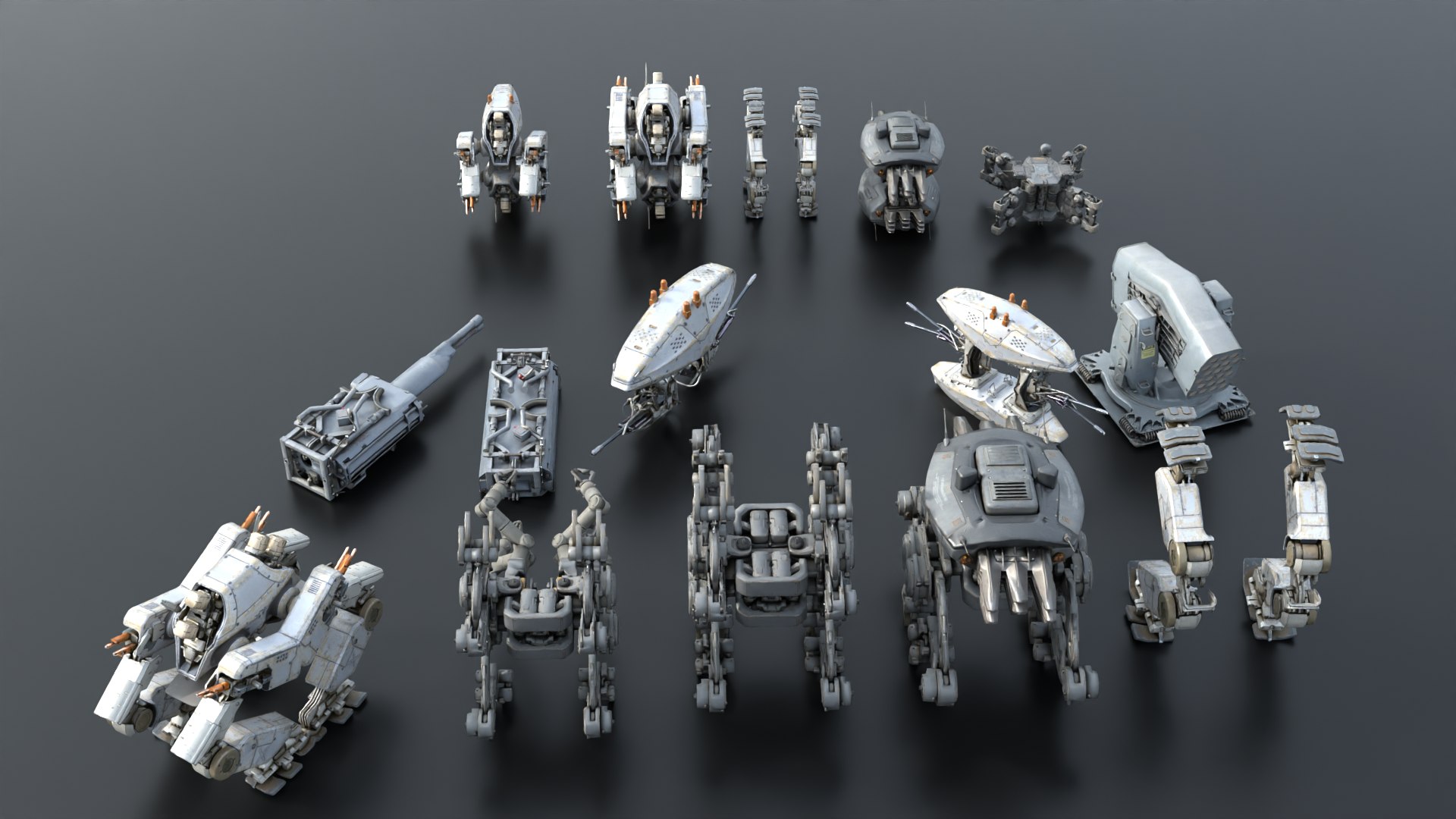 Heavy Big Mecha Unit Kitbash Pack 17 Units 3D model https://p.turbosquid.com/ts-thumb/xZ/phD4EF/Mm/4/png/1787826889/1920x1080/fit_q87/c602055b9b94fe6f83f7aa091406b2060050091a/4.jpg
