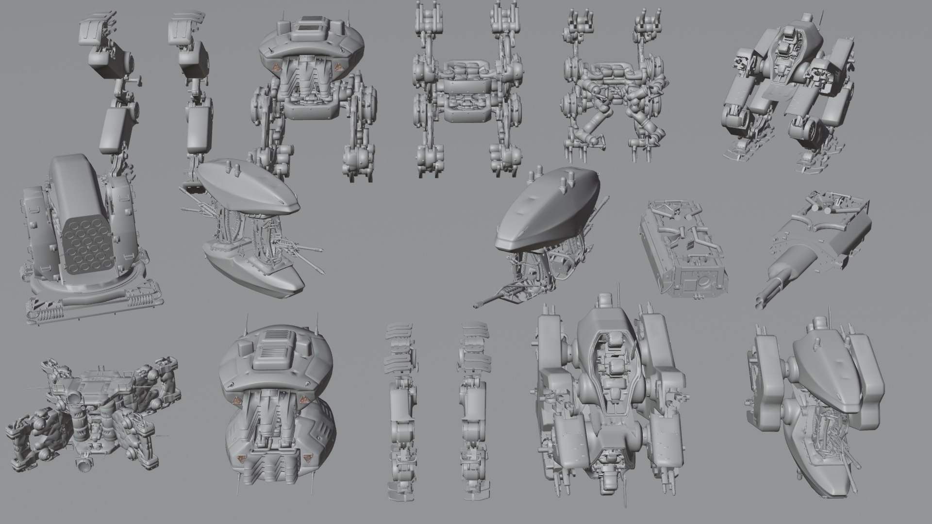 Heavy Big Mecha Unit Kitbash Pack 17 Units 3D model https://p.turbosquid.com/ts-thumb/xZ/phD4EF/ma/2/png/1787826874/1920x1080/fit_q87/607ee0af7e1bb00658f0f2586574d1db9ac57358/2.jpg