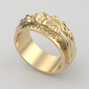 Romantic Couple Embrace Ring JDBCo