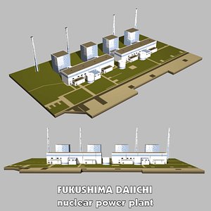 explosion nuclear power plant 3d 3ds