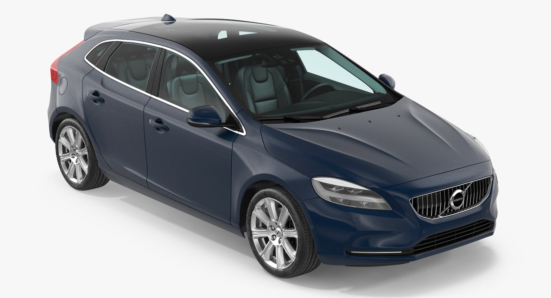 3D V40 Hatchback Model - TurboSquid 1169861