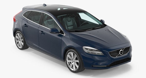 3D v40 hatchback model - TurboSquid 1169861