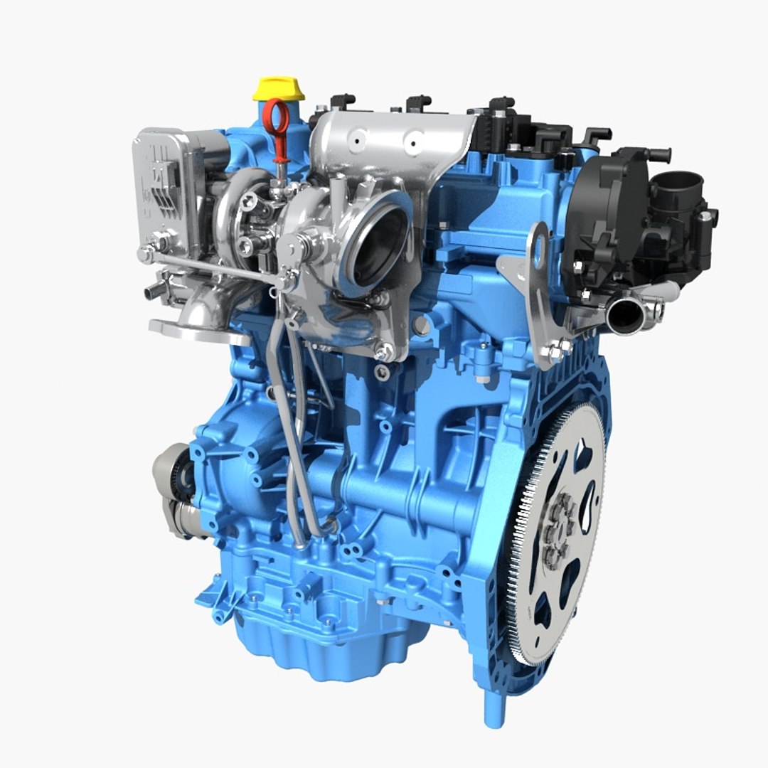 Petrol Engine 3D Model - TurboSquid 1441411