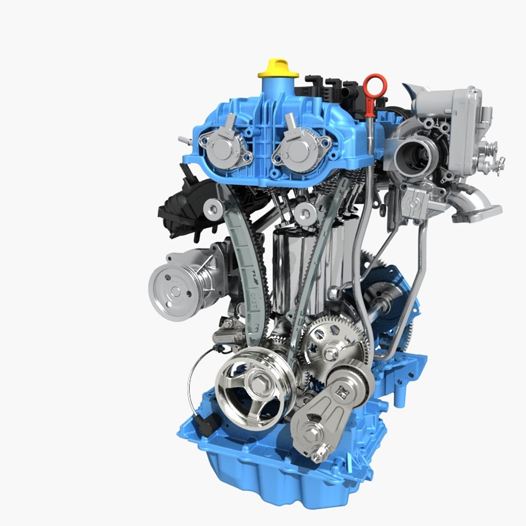 Petrol Engine 3D Model - TurboSquid 1441411