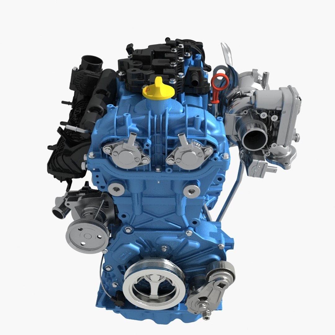 Petrol Engine 3D Model - TurboSquid 1441411
