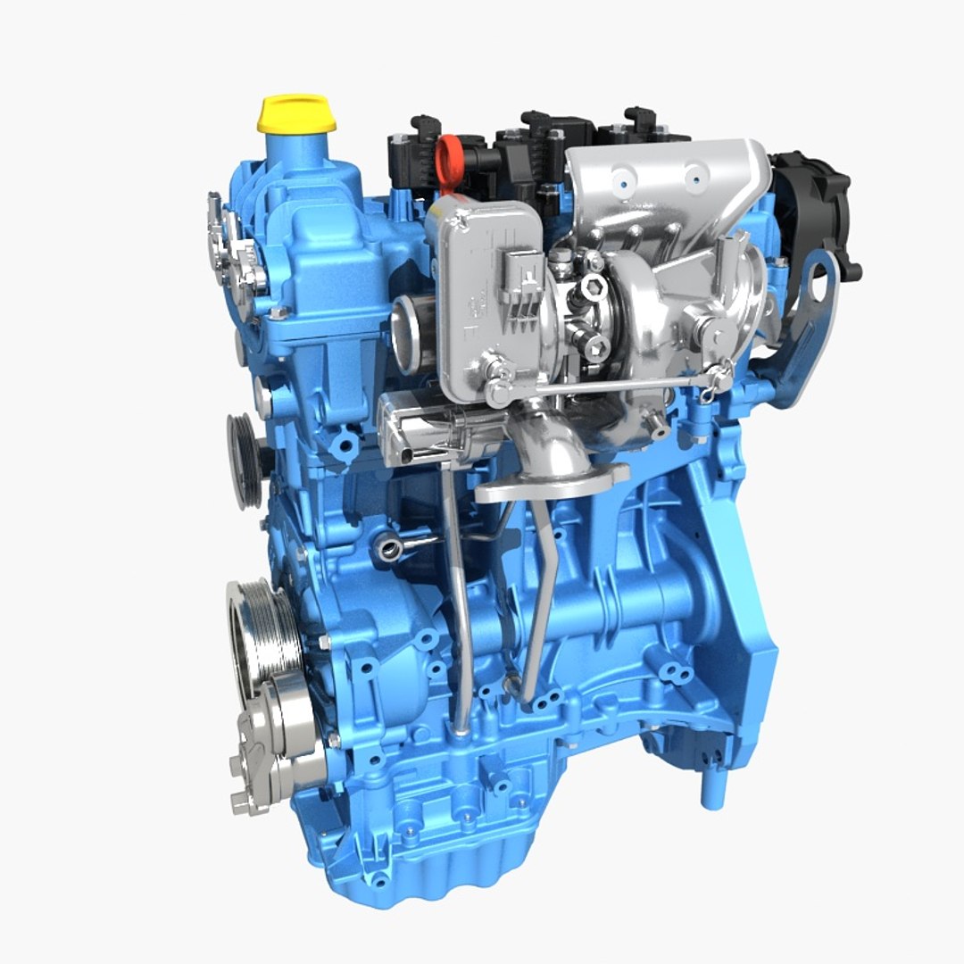 Petrol Engine 3D Model - TurboSquid 1441411