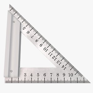max steel triangle ruler