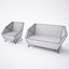 Kvadra 3angle Fauteuil & Canapé