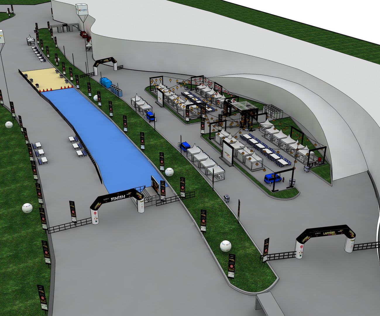 Event Layout Model - TurboSquid 1992327