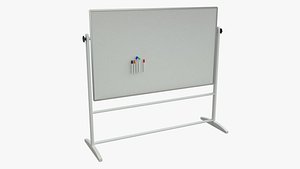 whiteboard dry erase 3d model