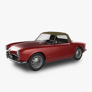 alfa romeo giulietta spider 3d max