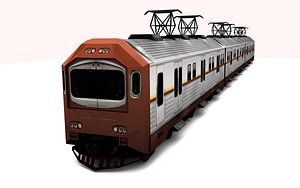 electric train 3D