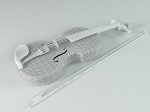 3d model violin