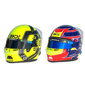 F1 McLaren Helmets 2023