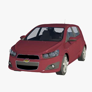 3D Chevrolet Aveo 2011 model