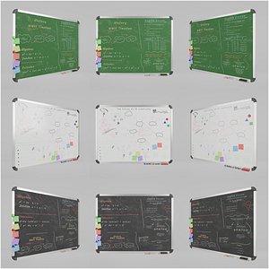 Metal Writing Board Trio Set