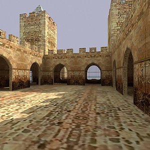 maya castle building medieval