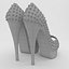 Christian Louboutin Lady Peep Patent Spikes
