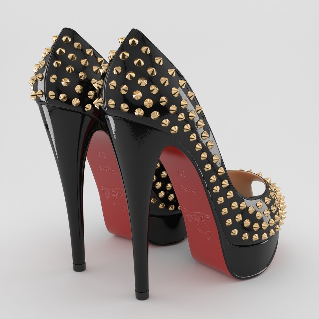 3d model of christian louboutin lady peep https://p.turbosquid.com/ts-thumb/xa/Qf8Klb/bhlk80Dz/lady_peep_patent_spikes_002/jpg/1422528405/1920x1080/fit_q87/11cee014452f09eb413ae1a479b409add2394541/lady_peep_patent_spikes_002.jpg