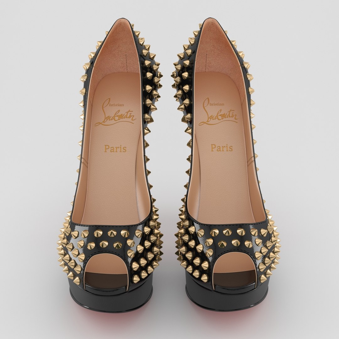 3d model of christian louboutin lady peep https://p.turbosquid.com/ts-thumb/xa/Qf8Klb/mYmvR4kh/lady_peep_patent_spikes_003/jpg/1422528405/1920x1080/fit_q87/5091e23e66aab1995cec05717213d7a89b114943/lady_peep_patent_spikes_003.jpg