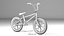 Bicicleta BMX Negra