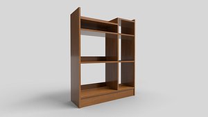 3D Bookcase N1 model