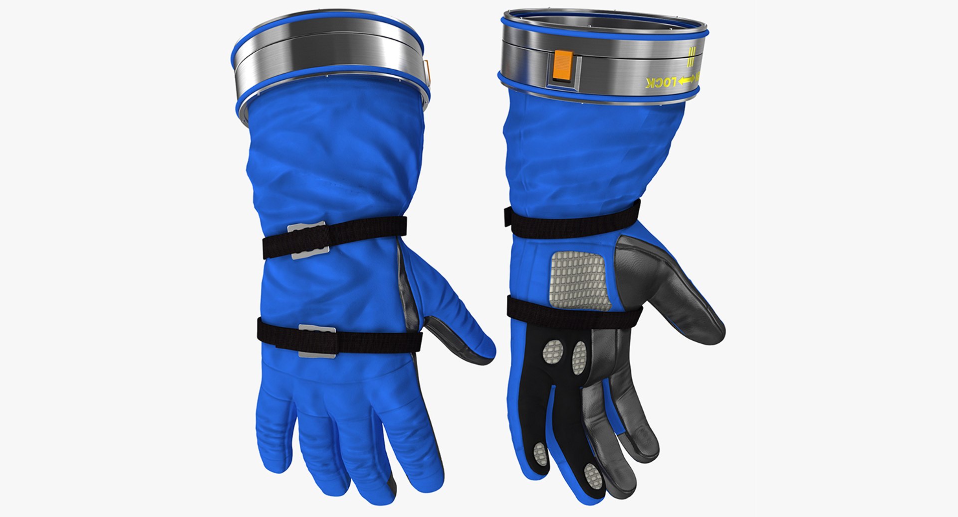 Boeing Spacesuit Gloves 3D model preview