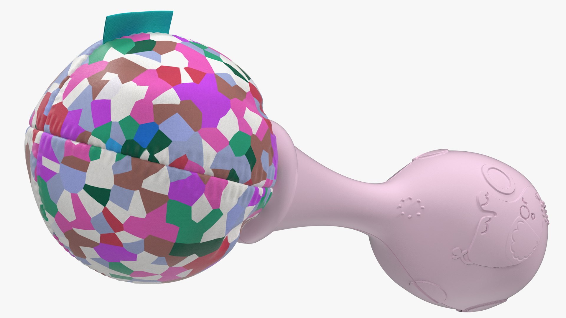 Baby Rattle Pink Generic Model - TurboSquid 1476124