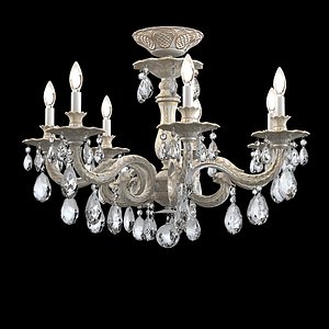 schonbek milano chandelier 3d max