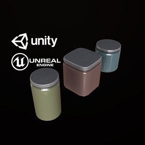 3D pbr ready jars