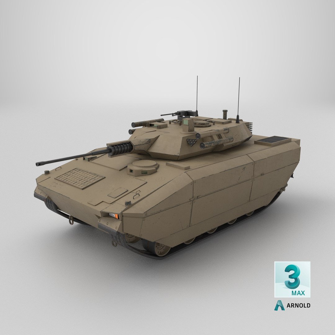 3D Generic Infantry Fighting Vehicle IFV Tracked APC Desert Paint https://p.turbosquid.com/ts-thumb/xa/kflrvF/NA/stemcell_max_arnold_render/png/1779988436/1920x1080/fit_q87/37b6fc6ae0108de1bce7b2bcf35eaae01c226a41/stemcell_max_arnold_render.jpg