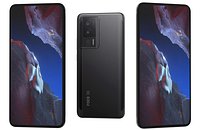 Xiaomi Poco F5 Pro Black Low Poly