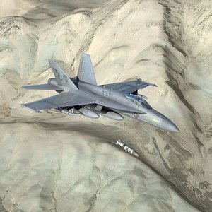 f a18e superhornet vfa105 3d 3ds