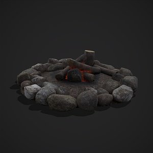 Small Fire Pit 3D model
