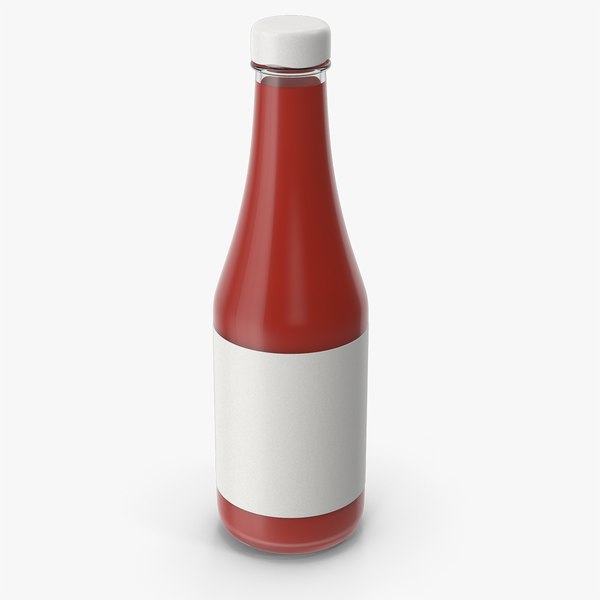 3D Ketchup Bottle model
