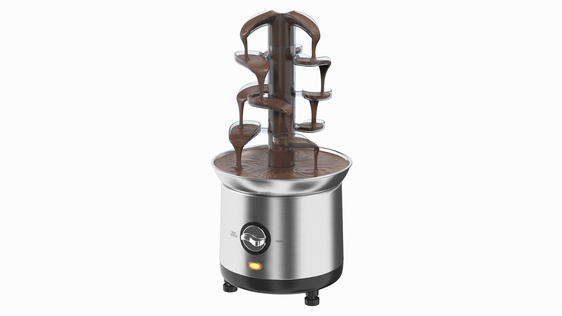 Cascading Chocolate Fountain Machine 3D TurboSquid 1673975