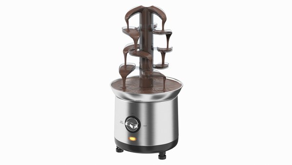 modelo 3d Máquina de fuente de chocolate en cascada - TurboSquid 1673975