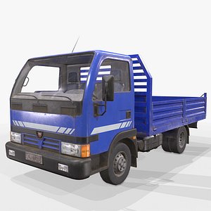 Light Truck Tipper - Low Poly