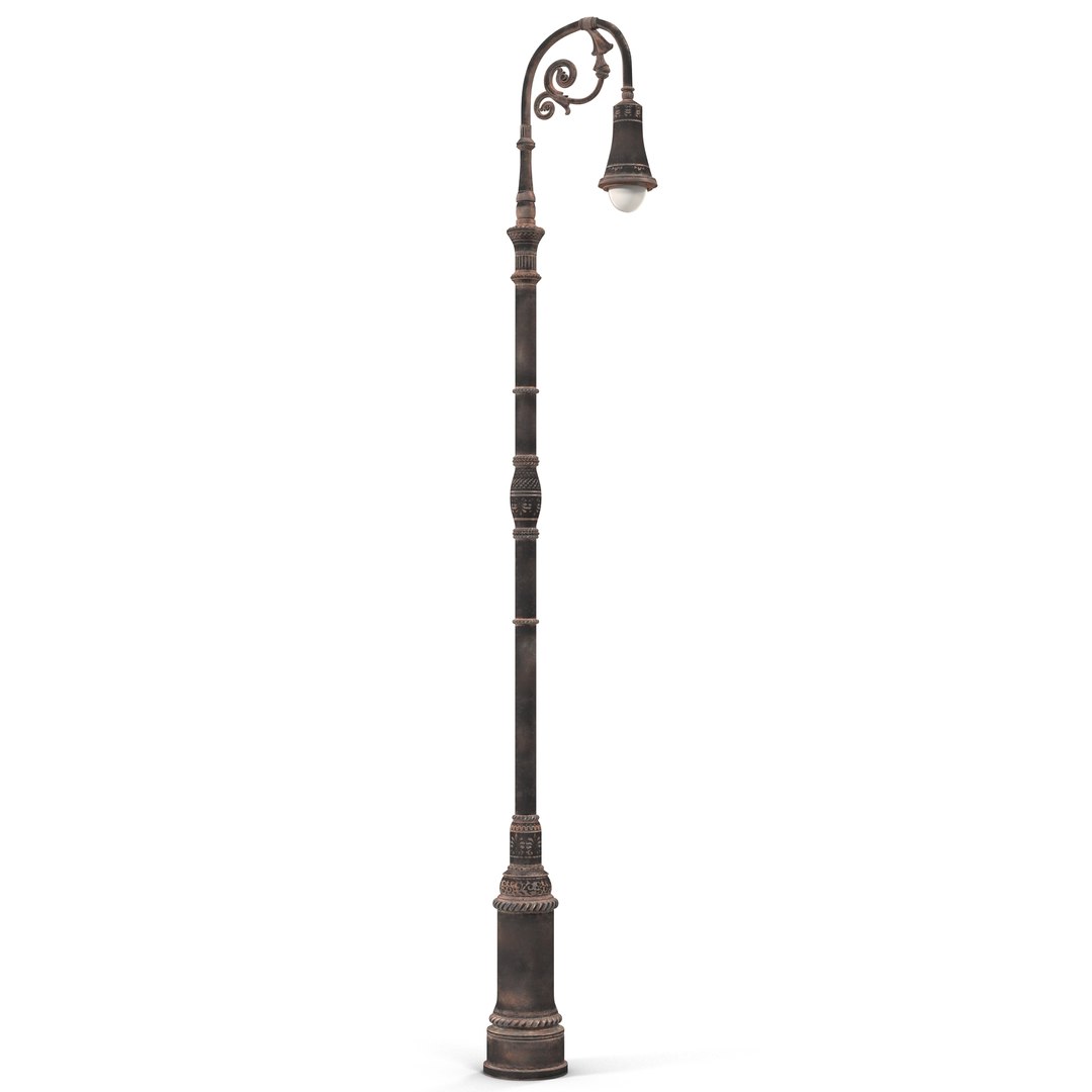 New York Street Lamp 3D model preview