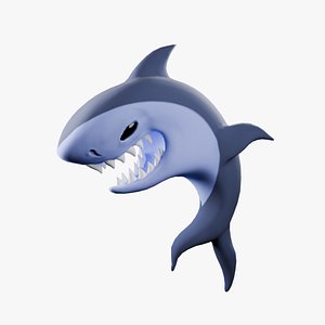 3D Stylized Shark