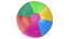 Colorfull Inflatable Beach Ball